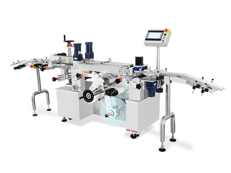 S928粉盒拐角封口智能贴标机